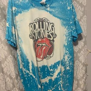 Rolling Stones bleached tee